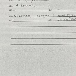 Eastern questionnaire, answ...
