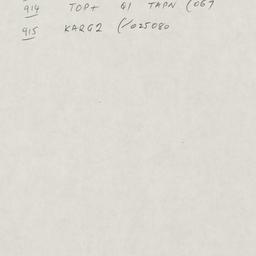 Eastern questionnaire, answ...