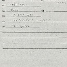 Eastern questionnaire, answ...