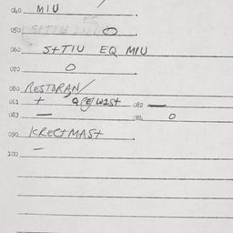Eastern questionnaire, answ...