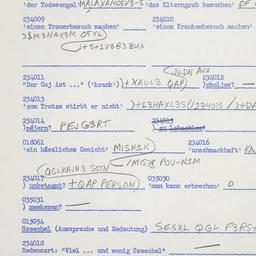 Western questionnaire, answ...