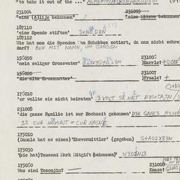 Western questionnaire, answ...