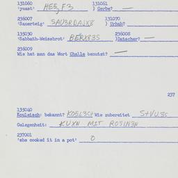 Western questionnaire, answ...
