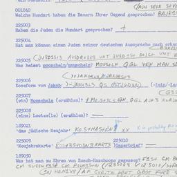 Western questionnaire, answ...