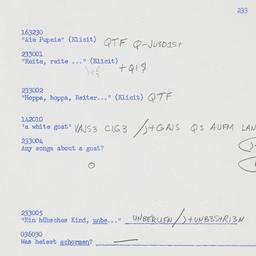 Western questionnaire, answ...