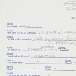 Western questionnaire, answ...