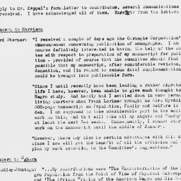 Memorandum from Samuel A. S...