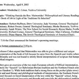 Minutes, 2003-04-19. The St...