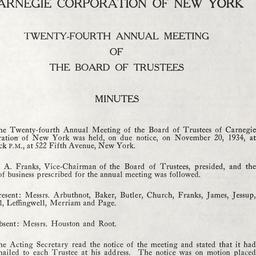 Board Meeting - 24th Annual