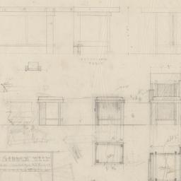 Dining table, chair details