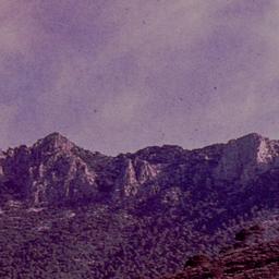 Mountains.