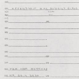 Western questionnaire, answ...