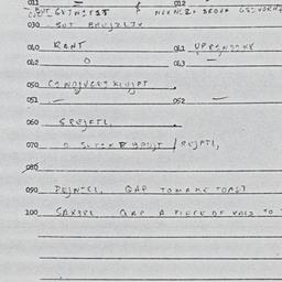 Eastern questionnaire, answ...