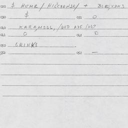 Eastern questionnaire, answ...