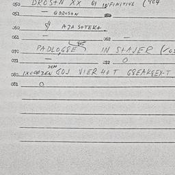 Eastern questionnaire, answ...