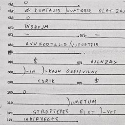 Eastern questionnaire, answ...