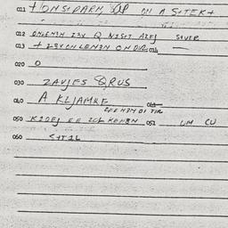 Eastern questionnaire, answ...