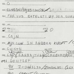 Eastern questionnaire, answ...