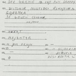 Eastern questionnaire, answ...