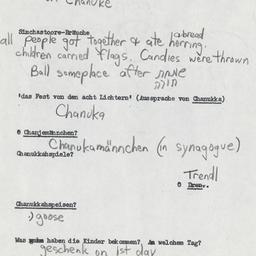 Western questionnaire, answ...