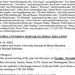 Announcements, 2003-11-18. ...