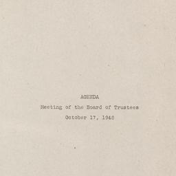Meeting of the Board of Tru...