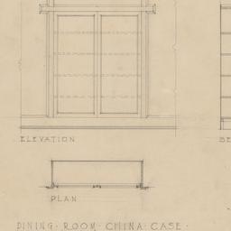 Dining room china case desi...