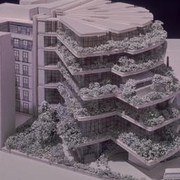Model, exterior view.