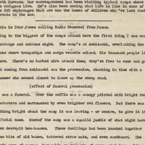 Radio script for Radio News...