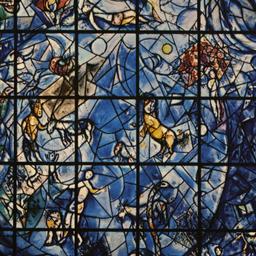 Stained-glass memorial by M...