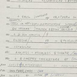 Eastern questionnaire, answ...