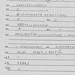 Eastern questionnaire, answ...