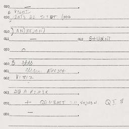 Eastern questionnaire, answ...