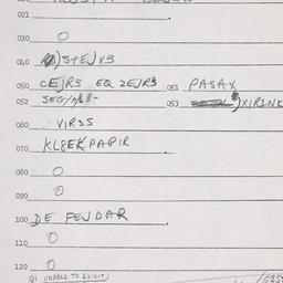 Eastern questionnaire, answ...