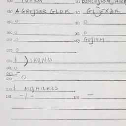 Eastern questionnaire, answ...