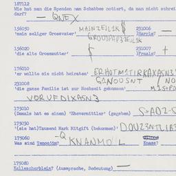 Eastern questionnaire, answ...