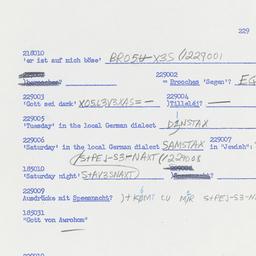 Western questionnaire, answ...