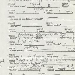 Western questionnaire, answ...
