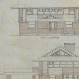 Working drawing #3: Front, ...