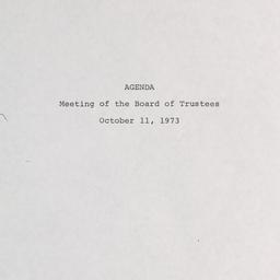 Meeting of the Board of Tru...