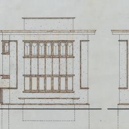 Front, rear elevations