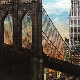 Brooklyn Bridge and Woolwor...