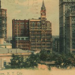 City Hall and Newspaper Row...