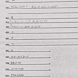 Eastern questionnaire, answ...