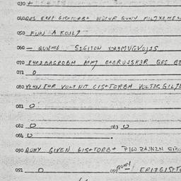 Eastern questionnaire, answ...