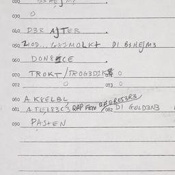 Eastern questionnaire, answ...