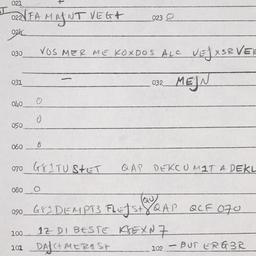 Eastern questionnaire, answ...