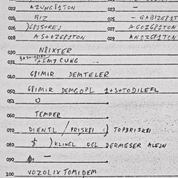 Eastern questionnaire, answ...