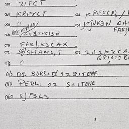 Eastern questionnaire, answ...