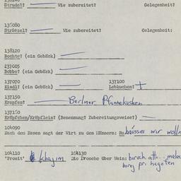 Western questionnaire, answ...